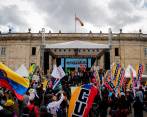 El pasado 15 de noviembre hubo otra marcha de respaldo a los primeros 100 días del mandato de Gustavo Petro. FOTO: COLPRENSA.