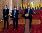 Ayer se realizó el nombramiento de Mauricio Villamizar y Bibiana Taboada en Casa de Nariño. FOTO david romo - presidencia