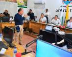 En el municipio de Necoclí se reunieron las autoridades para concertar las medidas anunciadas. FOTO: Cortesía Gobernación de Antioquia