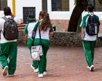 Imagen de referencia del regreso a clases en el municipio de Barbosa en febrero. Foto: Jaime Pérez Munévar