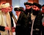 Una delegación conformada por doce miembros del gobierno talibán se reunió en Moscú con los representantes de diez países, en su mayoría vecinos de Afganistán. FOTO EFE