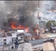 El incendio se presentó en la calle 51 con la carrera 44. Foto Cortesía