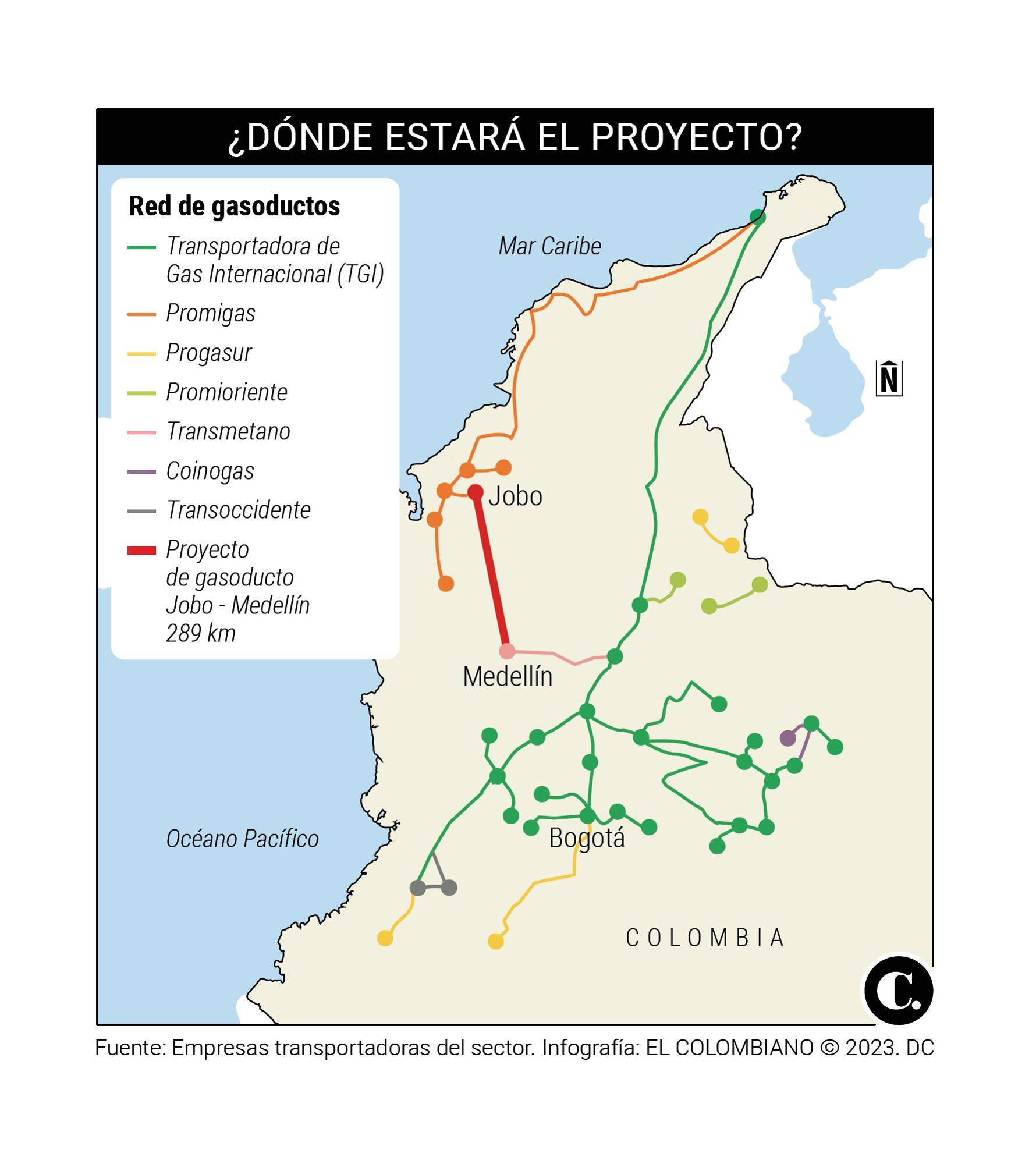 La novela que se armó detrás de la construcción del gasoducto Jobo - Medellín