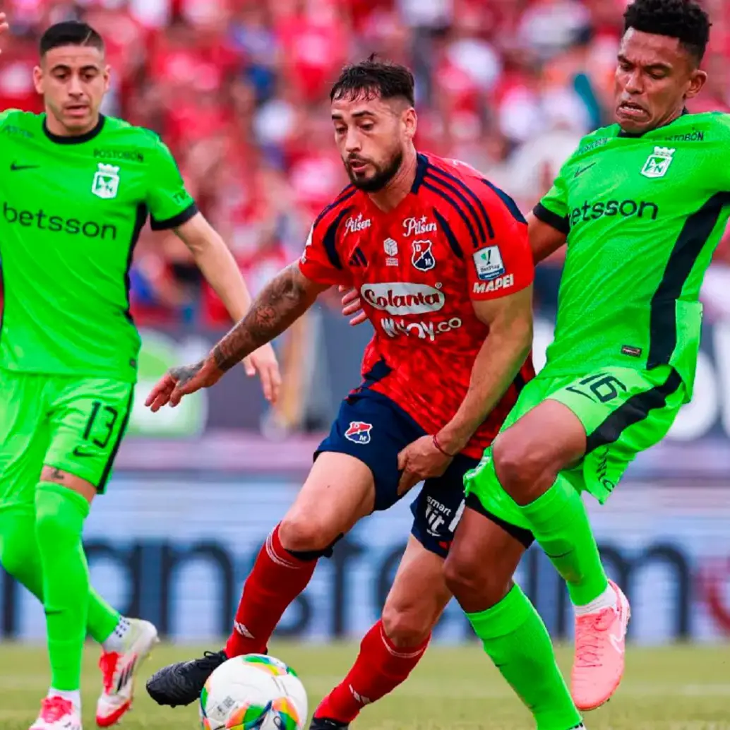 DIM y Nacional volvieron a empatar 1-1 en el segundo clásico paisa de este semestre por Liga. FOTO: Juan Antonio Sánchez