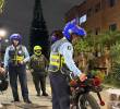 Una moto, sin placas, es inmovilizada por los agentes de Tránsito de la ciudad. FOTO: Cortesía