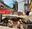 Las obras se concentran en un sitio cercano al Parque Obrero, entre los barrios Boston y Los Ángeles. FOTO: EPM