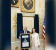 El encuentro entre Donald Trump y la líder opositora venezolana María Corina Machado se realizó en Washington y generó expectativa a nivel internacional. FOTO: redes sociales.