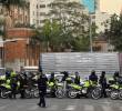 400 miembros de la Fuerza Pública y funcionarios del distrito participaron en el operativo contra el delito. FOTO: CORTESÍA ALCALDÍA DE MEDELLÍN.