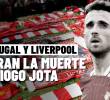 Los hinchas de los Reds lloran y despiden a Diogo Jota