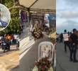 Por redes sociales se compartieron videos en los que se vio cómo, durante el funeral del criminal abatido, hubo caravanas, música y hasta disparos al aire. Foto: Redes sociales.