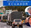 Ecuador espera que Colombia reduzca los aranceles tras la flexibilización de medidas comerciales. FOTO: Colprensa / X: Luis Alberto Jaramillo.