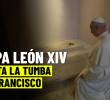 Papa León XIV, “humilde siervo de Dios”, visita la tumba de Francisco
