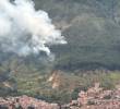 El incendio en el Cerro Quitasol. Foto: cortesía.