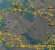 Antes de esta crisis, los vuelos ya evitaban pasar por <b>Israel, Siria, Líbano, Jordania, Irak e Irán</b> debido a la inestabilidad. Ahora, con los cielos de Catar, Kuwait, Irak y Baréin cerrados, las alternativas para volar sobre Medio Oriente se reducen drásticamente. FOTO: FlightRadar