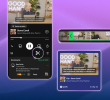 Interfaz de Spotify en dispositivo móvil; la plataforma lanzó Clips, una función que permite recortar y compartir momentos específicos de episodios de pódcast. FOTO cortesía