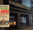 Esta franquicia de Starbucks en la calle 72 en Bogotá, cerca a la sede de la Andi, fue bandalizada el miércoles 1 de octubre en la noche. FOTOS: Cortesía La FM y redes sociales