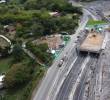 Así fueron las obras del túnel falso. Foto: cortesía.