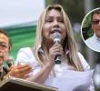 El esmeraldero asesinado ‘Pedro Pechuga’ (arriba, a la derecha) mantenía una relación sentimental con la exfuncionaria del gobierno de Gustavo Petro, Sandra Ortiz. Foto: Colprensa