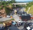 Así se encontraba la zona de acceso al municipio de Remedios. FOTO: imagen tomada de redes.
