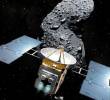 Ilustración de la sonda japonesa acercándose al asteroide. Imagen AFP