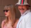 La cantante Taylor Swift y el deportista Travis Kelce protagonizan uno de los romances más comentados de la farándula mundial. Foto: Afp.