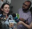 La cabildante Claudia Ramírez en rueda de prensa del anuncio de la medida legal. FOTO: Cortesía