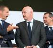 Aleksander Ceferin, presidente de la UEFA y Gianni Infantino, presidente de la FIFA. FOTO GETTY