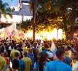 Cientos de hinchas llegaron al hotel de Colombia en Guadalajara para expresarle su apoyo. FOTO JUAN ANTONIO SÁNCHEZ