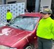 Carro donde transportaban 50 kilos de cocaína. FOTO: CORTESÍA POLICÍA