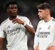 Aurélien Tchouaméni y Federico Valverde son centro de polémica hoy en el Real Madrid. FOTO GETTY