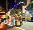La Clínica Fundadores, ubicada en la Avenida Oriental, sufrió un incendio durante la noche de este martes. FOTO: Cortesía Dagrd