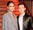 Zendaya y Tom Holland se conocieron durante el rodaje de una película de la franquicia de Spider Man. Foto: Getty.