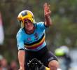 Remco estuvo bestial en la crono en Ruanda. Ganó con autoridad, hasta sobrepasó en el camino a Pogacar, que había largado 2.30 minutos antes. FOTO X-UCI