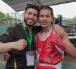 Pablo Castaño, boxeador del Municipio de Guarne que destacó por su estilo en Boxeo durante los Juegos Departamentales 2025. Foto: Cortesía @necio.audiovisual.