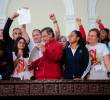 El presidente Petro aseguró que volverá a radicar la consulta popular en el Senado. FOTO: Cortesía Presidencia