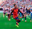 Ferran Torres celebrando el gol que le dio el mundial a España. FOTO: <b>X SeFutbol</b>