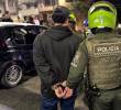 En la redada fueron inspeccionados los antecedentes de más de 700 personas. En la imagen, una de las 21 personas capturadas. FOTO: Cortesía Secretaría de Seguridad de Medellín