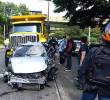 Imagen del fuerte accidente del sábado pasado, en el que una volqueta, al parecer, perdió los frenos y afectó otros 12 vehículos. FOTO Cortesía
