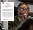 El registrador nacional Hernán Penagos y el expresidente Gustavo Petro. Foto: Colprensa/Redes sociales