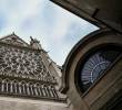 La fachada de la basílica de Saint-Denis, al norte de París, es uno de los sitios más frecuentados por los turistas que van a la capital francesa. Foto: Afp