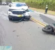 La vía en el sector Fizebad terminó completamente cerrada durante varias horas. FOTO: CORTESÍA POLICÍA