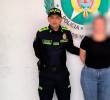 La mujer fue capturada este 22 de julio y en las audiencias preliminares no se allanó a los cargos por los delitos que le imputó la Fiscalía. FOTO Cortesía Fiscalía y Policía