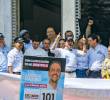 Creemos se alió con Abelardo de la Espriella de cara a las elecciones presidenciales, cuando el actual mandatario apenas despuntaba electoralmente. FOTO: CAMILO SUÁREZ