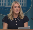 Karoline Leavitt es una de las funcionarias más jóvenes en el gobierno de Donald Trump. Imagen: captura de video.