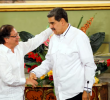 El presidente Gustavo Petro y Nicolás Maduro, presidente venezolano preso en EE. UU.