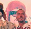 Bad Bunny y J Balvin cantaron <i>La canción</i> y <i>Qué pretendes</i> en México. FOTO: Cortesía