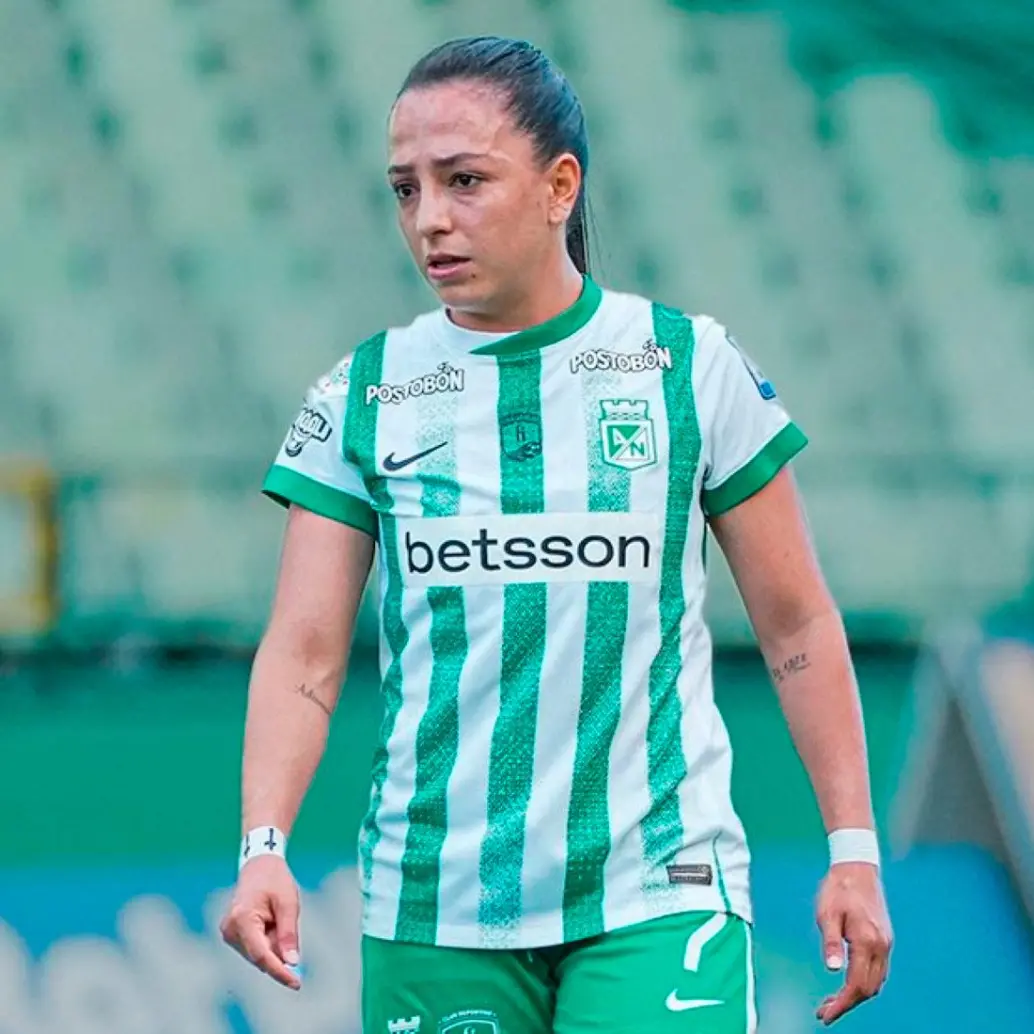 La delantera Sara Sofía Martínez de Atlético Nacional fue prestada a Santa Fe para reforzar el equipo cardenal en Copa Libertadores Femenina. FOTO CORTESÍA ATLÉTICO NACIONAL 