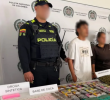 Tusi, coca, marihuana y demás, fueron algunos de los materiales incautados en registros y allanamientos en el barrio San Isidro, Sabaneta. Foto: cortesía.