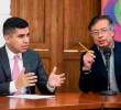 El Gobierno estudia decretar nuevas inversiones forzosas por cerca de $35 billones, mientras la banca alerta sobre efectos en el costo del crédito. Jonathan Malagón (izq) Gustavo Petro (der) FOTO: COLPRENSA E IA