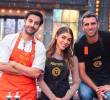 Tuto Patiño, Pautips y Farah en MasterChef Celebrity Colombia. FOTO cortesía RCN
